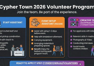 Cypher Town 2026 Volunteer Program